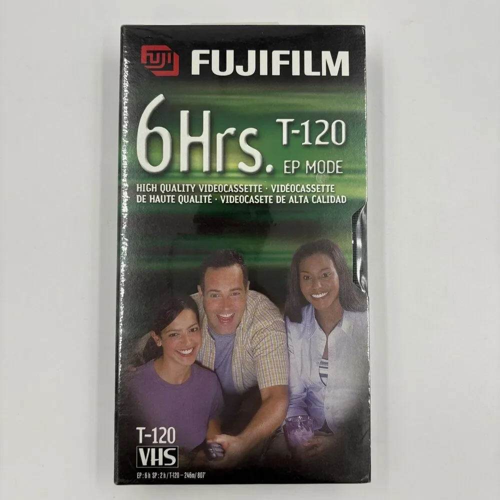 NEW‎ Sealed Fujifilm HQ T-120 Blank VHS Tape